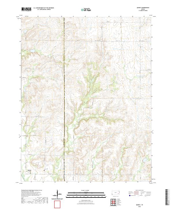 USGS Topographic Map – Quincy