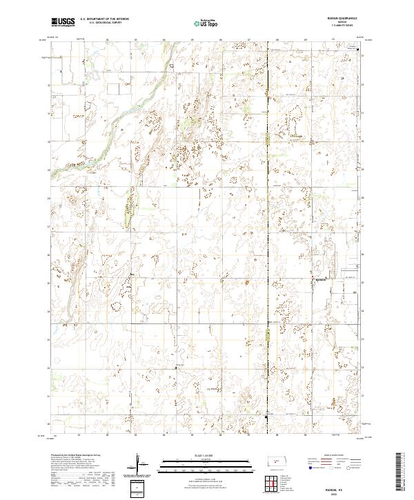 USGS Topographic Map – Radium