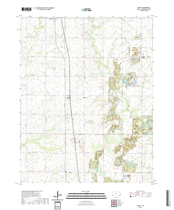 USGS Topographic Map – Radley