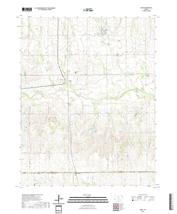 USGS Topographic Map – Rago