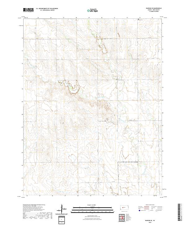 2022 Map of Ransom SE, 2022 Print
