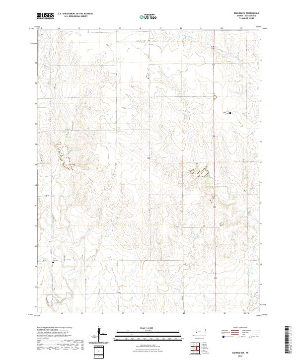 USGS Topographic Map – Ransom SW