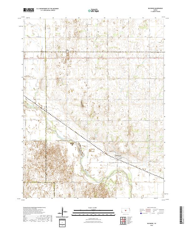 USGS Topographic Map – Raymond