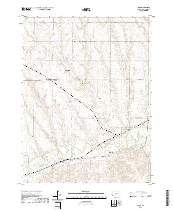 USGS Topographic Map – Reager