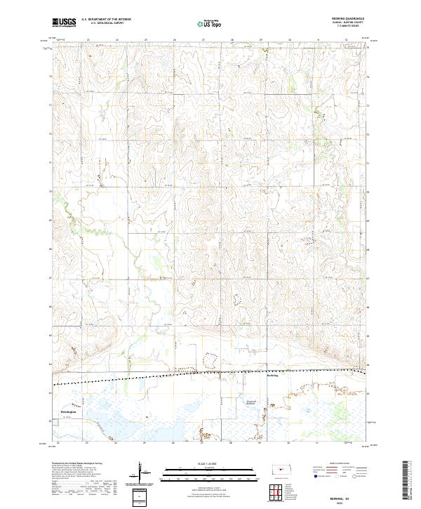 USGS Topographic Map – Redwing