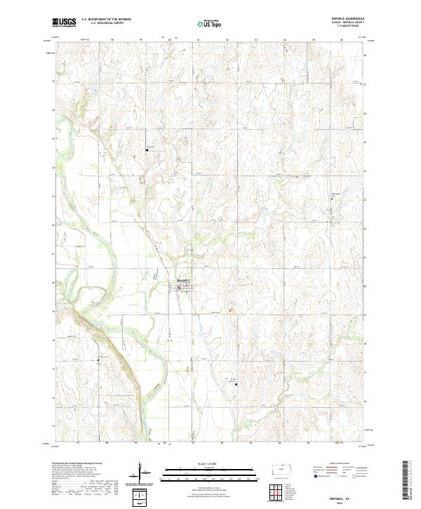 USGS Topographic Map – Republic