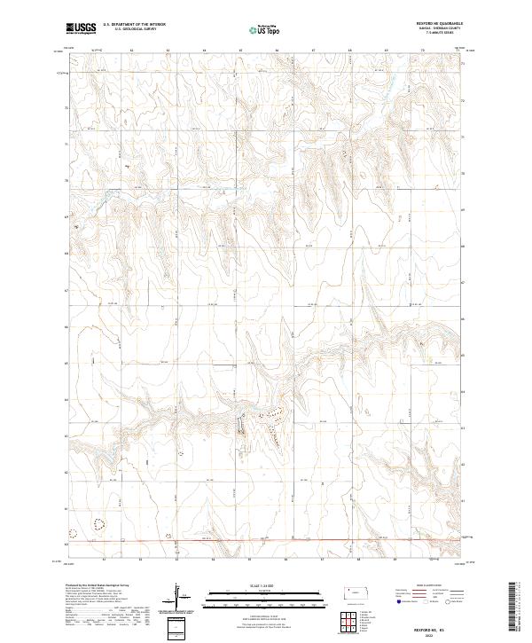 2022 Map of Rexford NE, 2022 Print