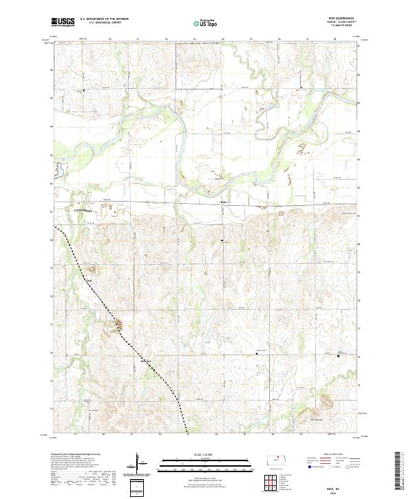 USGS Topographic Map – Rice