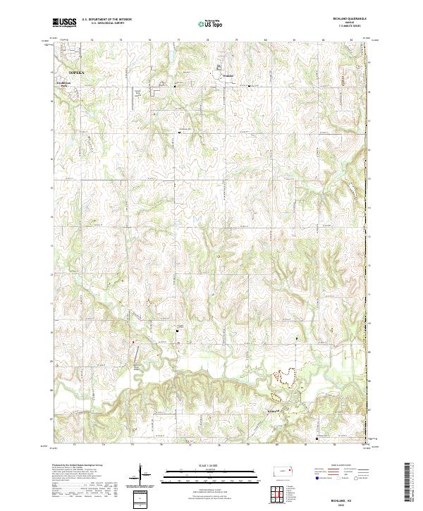 USGS Topographic Map – Richland