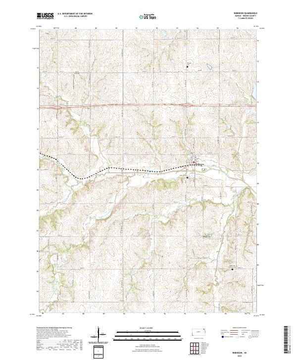 USGS Topographic Map – Robinson