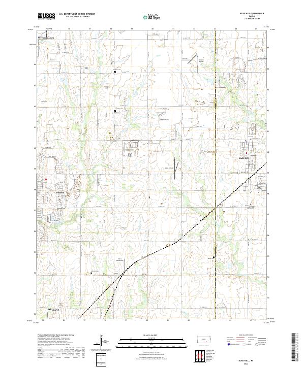 USGS Topographic Map – Rose Hill