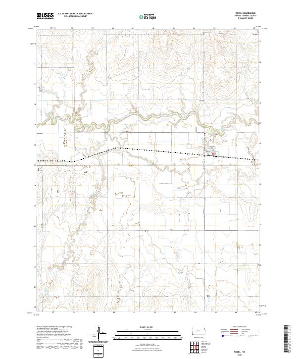 USGS Topographic Map – Rozel