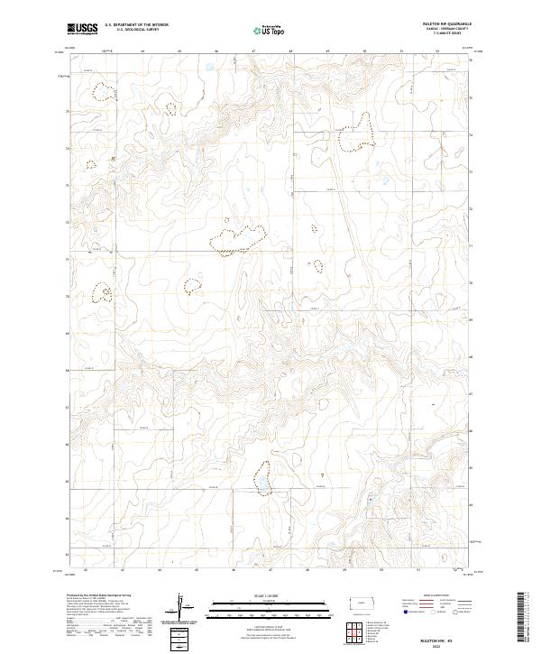 USGS Topographic Map – Ruleton NW