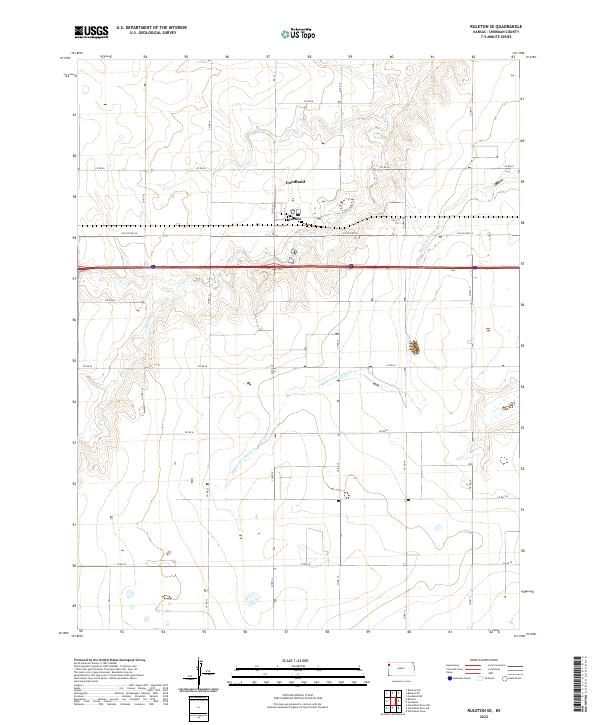 USGS Topographic Map – Ruleton SE