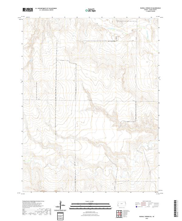USGS Topographic Map – Russell Springs SE