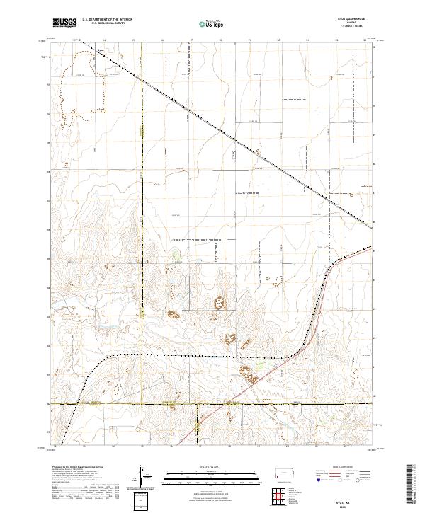 USGS Topographic Map – Ryus