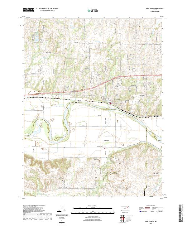 USGS Topographic Map – Saint George
