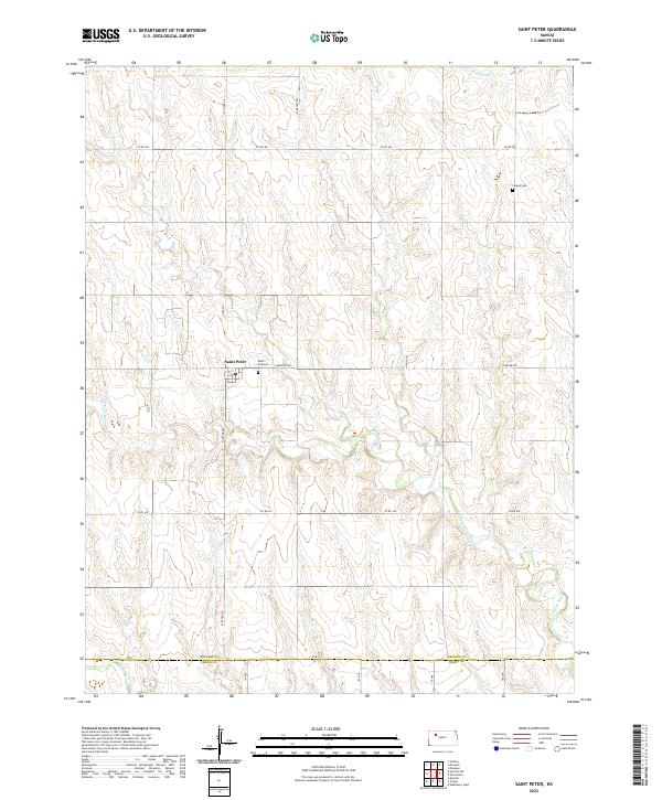 USGS Topographic Map – Saint Peter