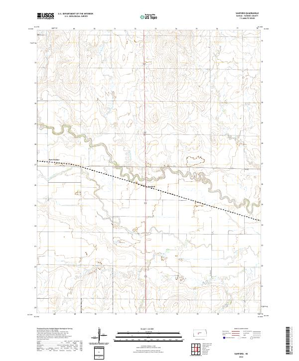 USGS Topographic Map – Sanford