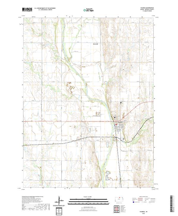USGS Topographic Map – Scandia