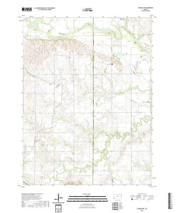 USGS Topographic Map – Scandia NW