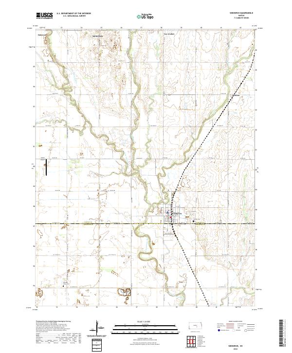 USGS Topographic Map – Sedgwick