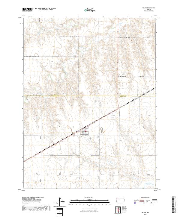 USGS Topographic Map – Selden