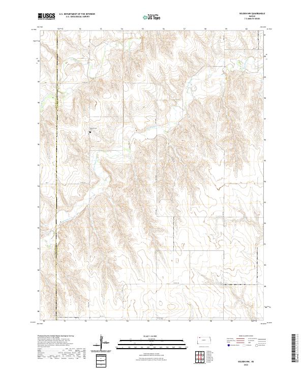 USGS Topographic Map – Selden NW