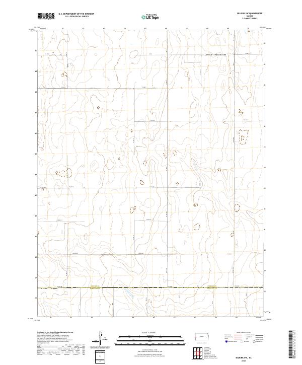 USGS Topographic Map – Selkirk SW