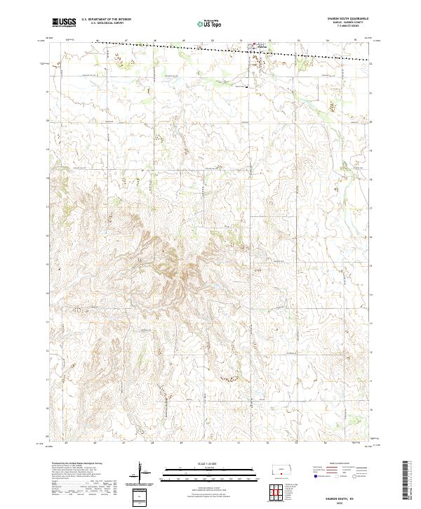 USGS Topographic Map – Sharon South