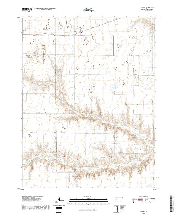 USGS Topographic Map – Shields