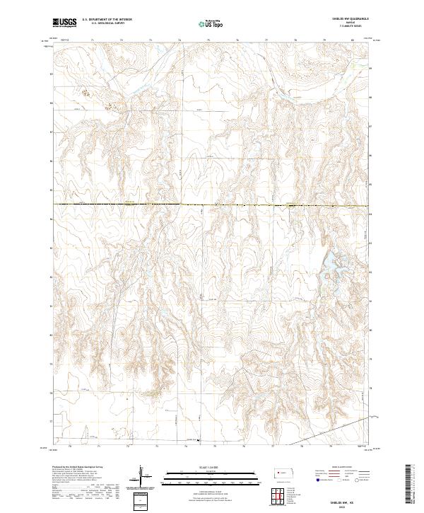 USGS Topographic Map – Shields NW