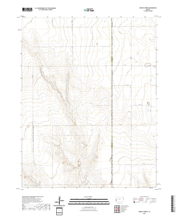 USGS Topographic Map – Shirley Creek