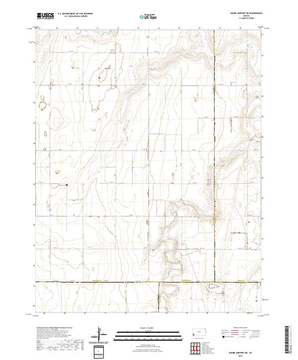 2022 Map of Shore Airport NE, 2022 Print