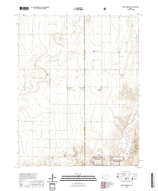 USGS Topographic Map – Shore Airport SE