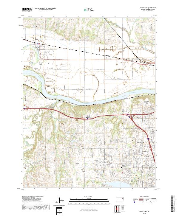 USGS Topographic Map – Silver Lake