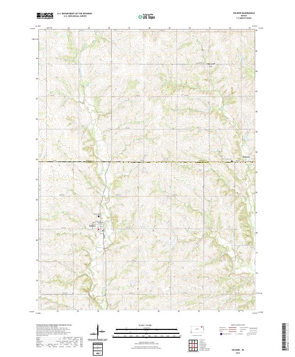 USGS Topographic Map – Soldier