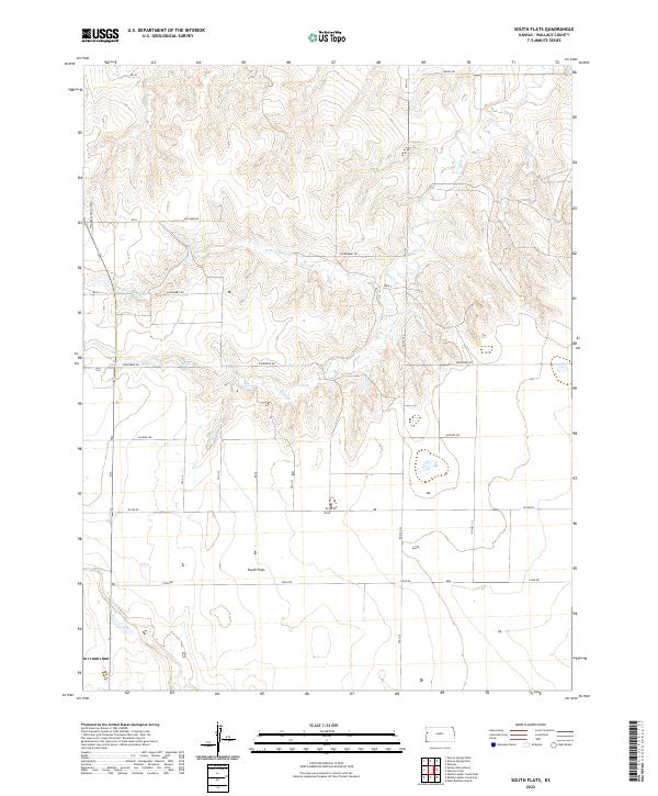 USGS Topographic Map – South Flats