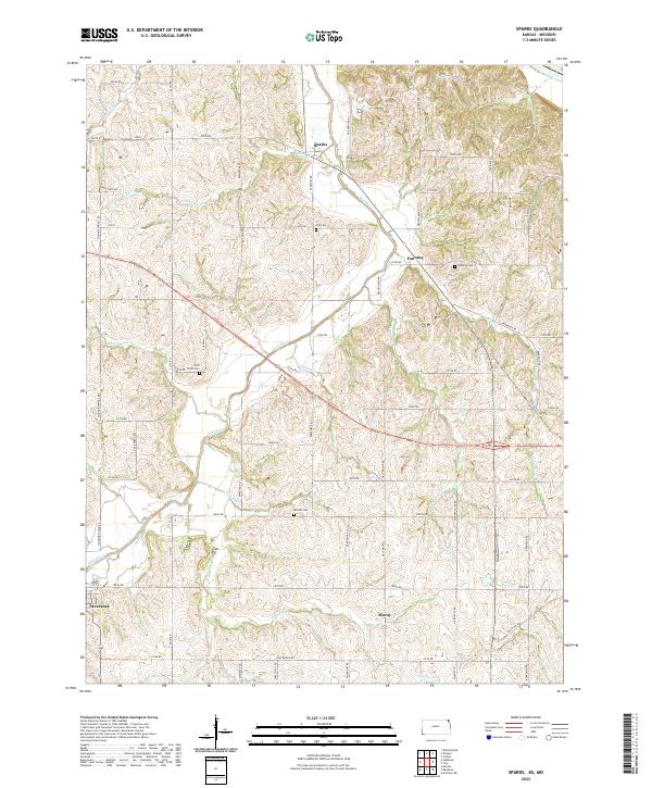 USGS Topographic Map – Sparks