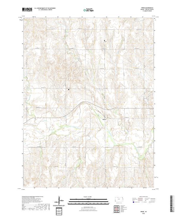 USGS Topographic Map – Speed