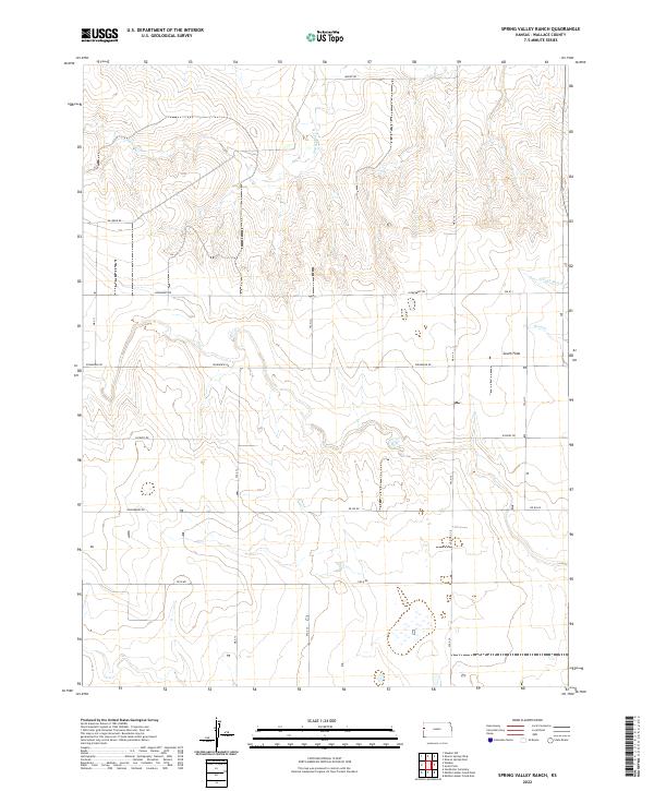 2022 Map of Spring Valley Ranch, 2022 Print