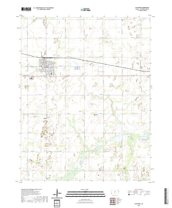 USGS Topographic Map – Stafford