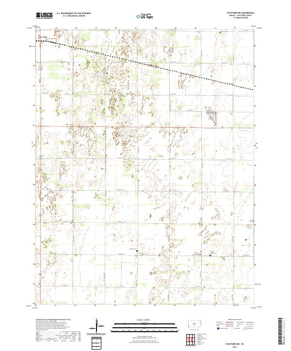 USGS Topographic Map – Stafford NW