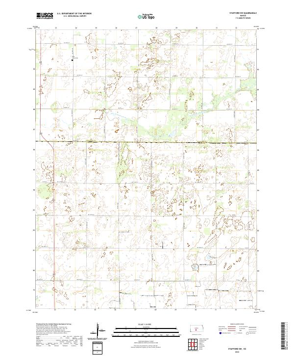 USGS Topographic Map – Stafford SW