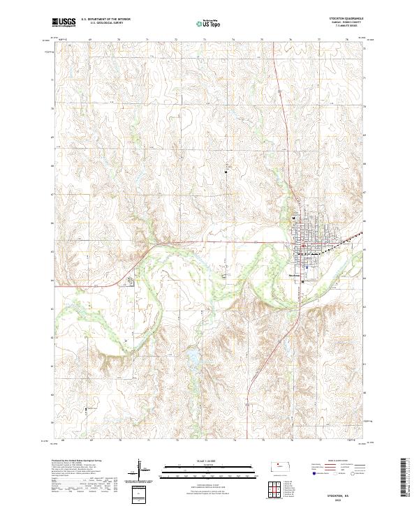 USGS Topographic Map – Stockton