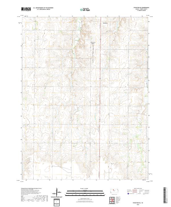 USGS Topographic Map – Stockton SE