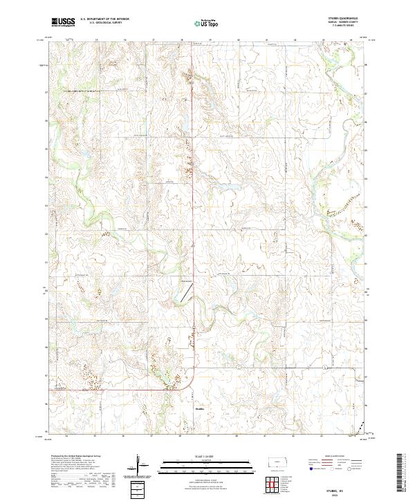 USGS Topographic Map – Stubbs