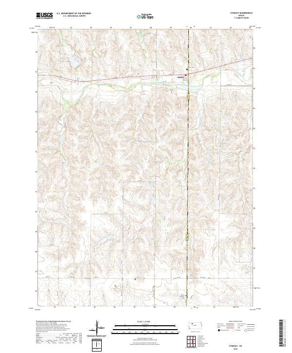 USGS Topographic Map – Studley