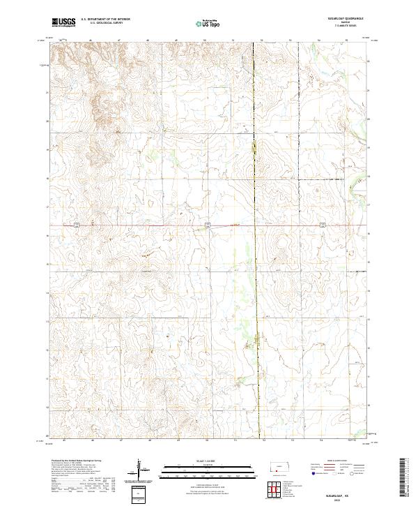 USGS Topographic Map – Sugarloaf