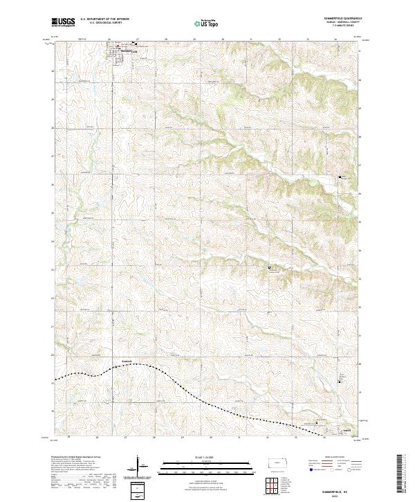 USGS Topographic Map – Summerfield